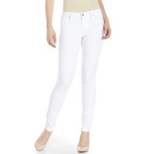 Kiss Me White Wash Super-Skinny Jeans